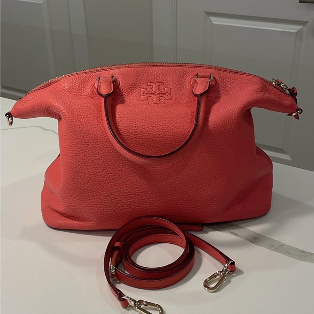 SOLD Tory Burch Coral Thea Leather Women's Bag